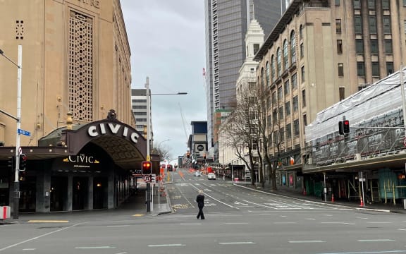 Downtown Auckland today.