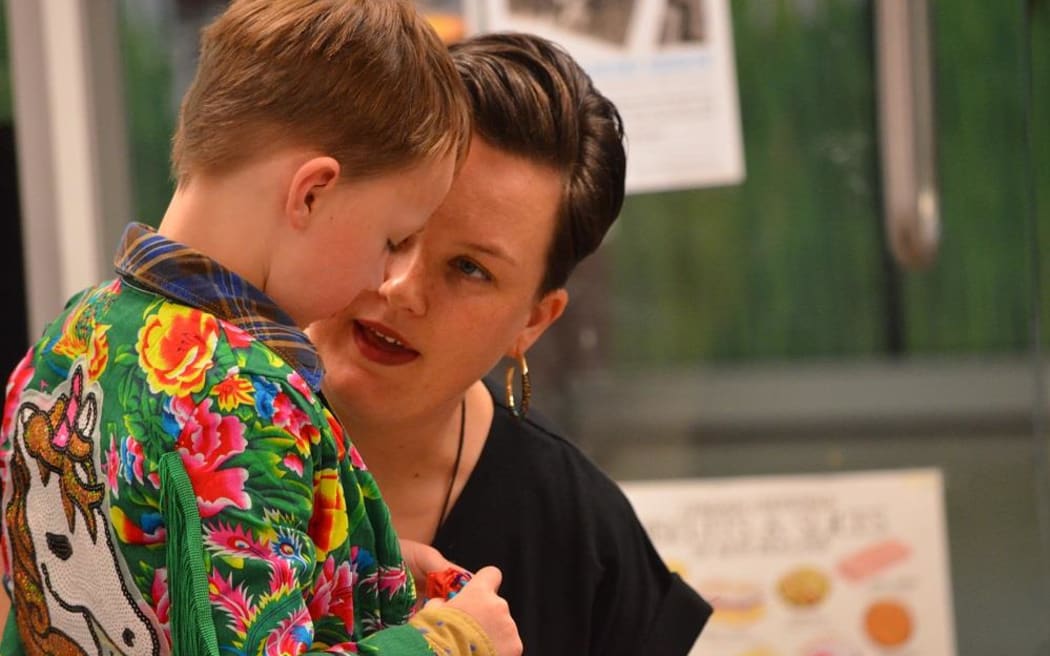 The Wellington writer known as 'Emily Writes' with her son