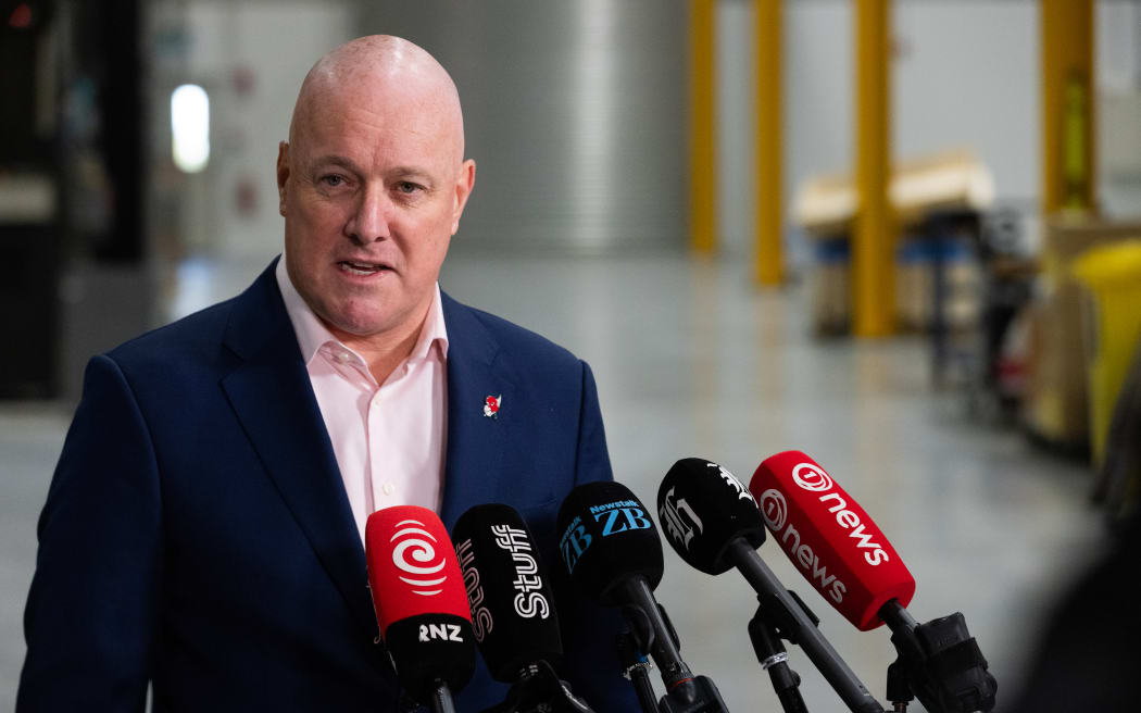 PM Luxon walk through of Hamilton Jet