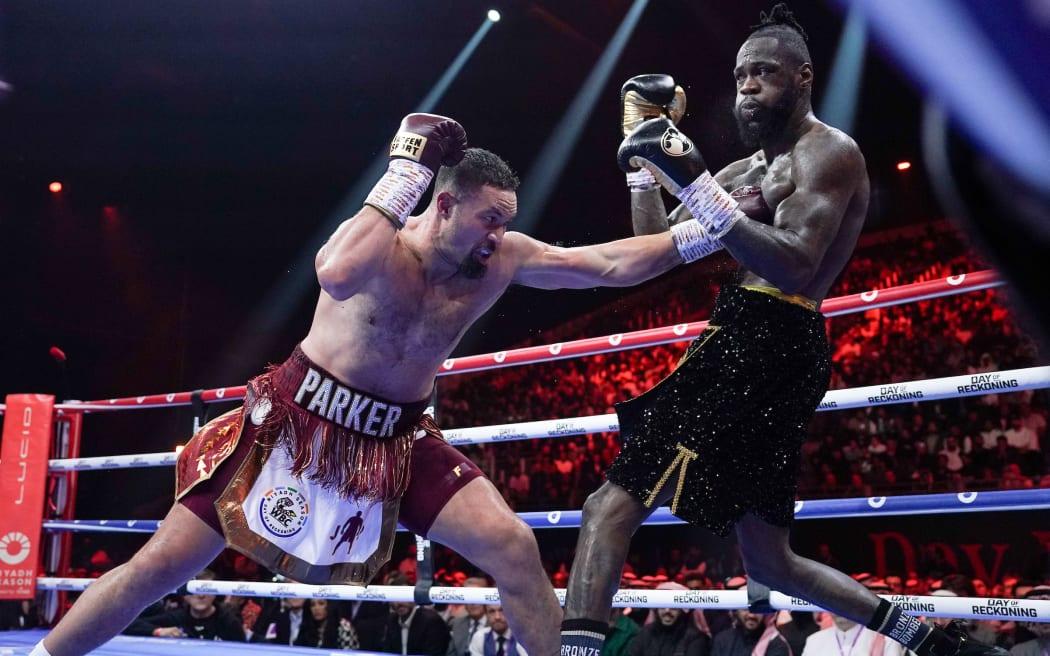 Joseph Parker takes on Deontay Wilder at the Day of Reckoning Boxing event in Saudi Arabia.