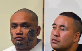 Robert Richards (left) and Royden Haenga are jointly charged with the murder of Hori Gage. Photo / Jeremy Wilkinson