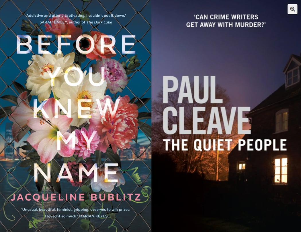 Book covers for Before You Knew My Name and The Quiet People