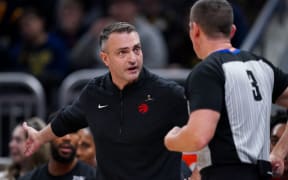 Head coach Darko Rajakovic of the Toronto Raptors.