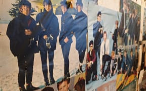 Katey Pittwood found posters of the Rolling Stones, Beatles, the Kinks and many more obscure stars of yester-year underneath Gib of the walls in her house.