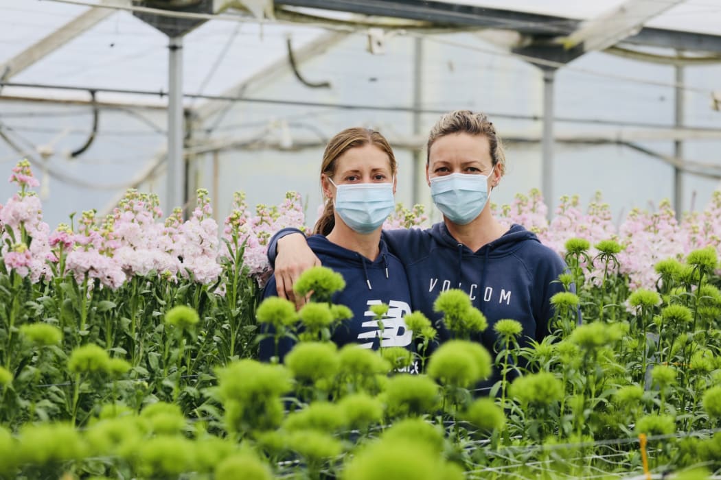 Sisters Nicola and Jenna of Brite Bloom Flowers