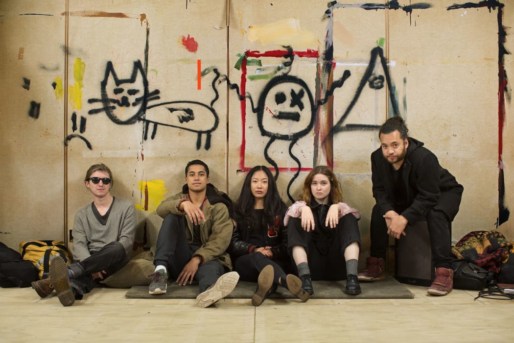 James Rolleston, Alice Englert, Ella Edward, Kieran Charnock, Michelle Nyand