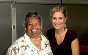 Mariameno Kapa-Kingi and Mihingarangi Forbes at Waitangi