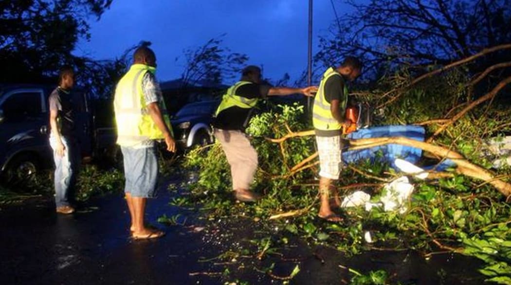 Damage from cyclone Pam, Vanuatu