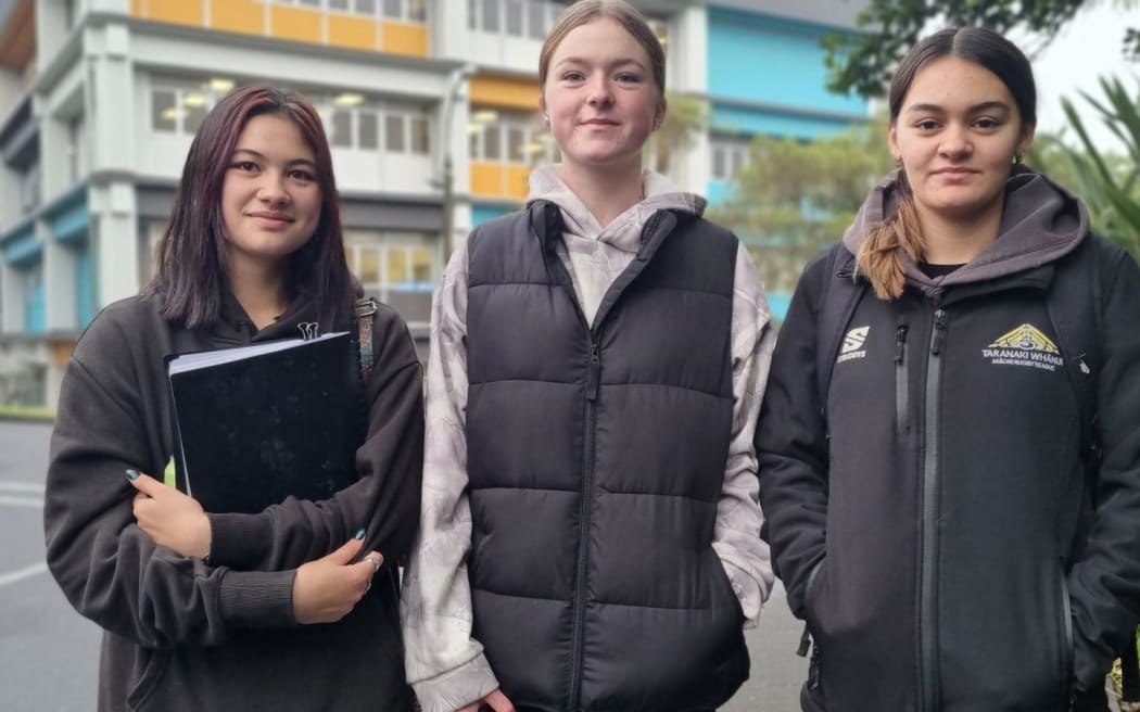 Food and beverage students Leticia Wilson, Olivia Hansen and Sapphire Katene are fans of WITT.