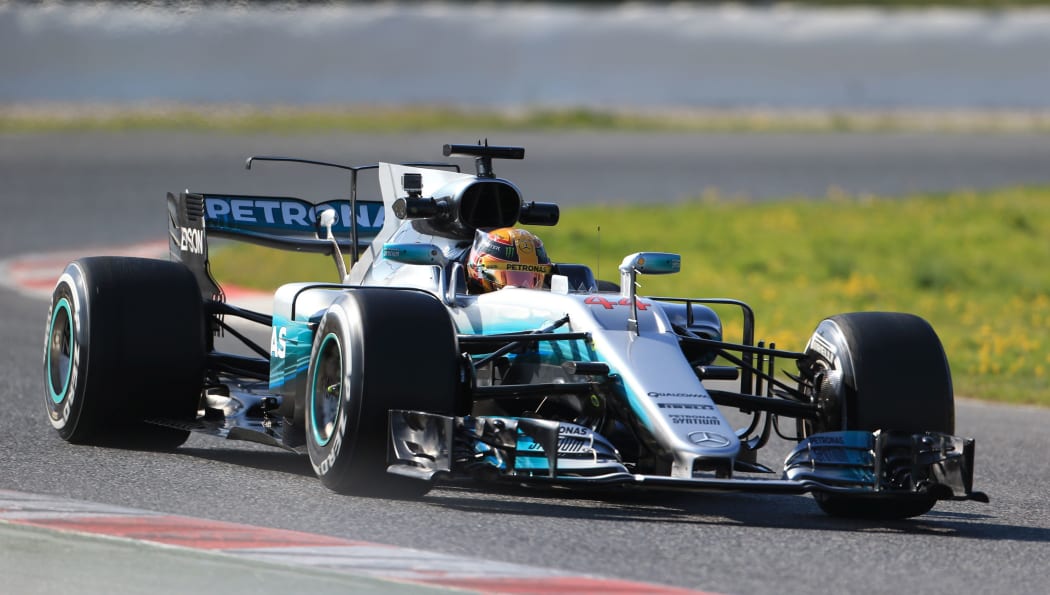 Mercedes F1 car.