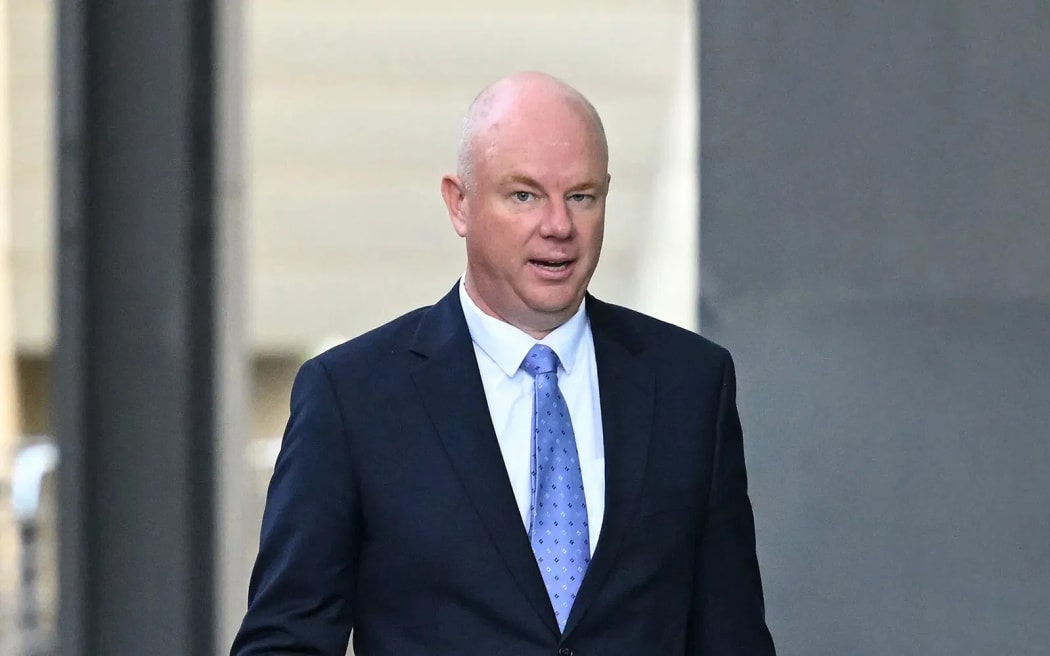 Erin Patterson Mushroom Murders: Simon Patterson at court during the trial.