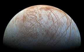 Jupiter's moon Europa may have an ocean under its ice.