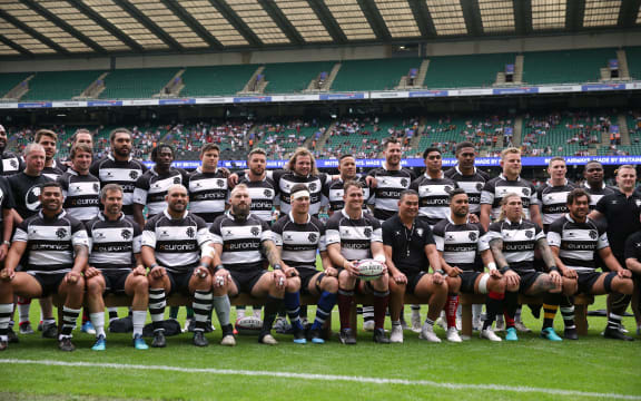 2019 Barbarians team at Twickenham