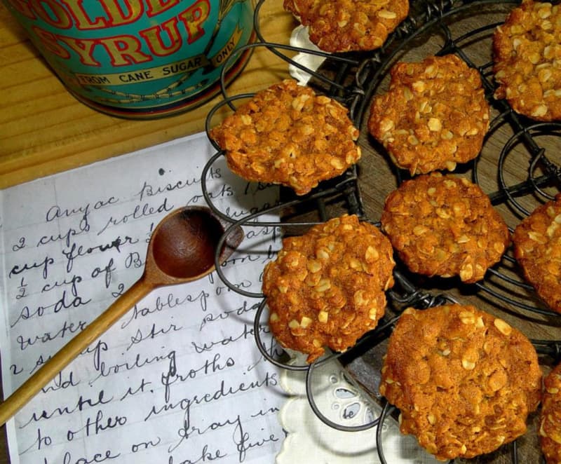 Culinary historian Allison Reynolds shares her Anzac biscuit recipe.
