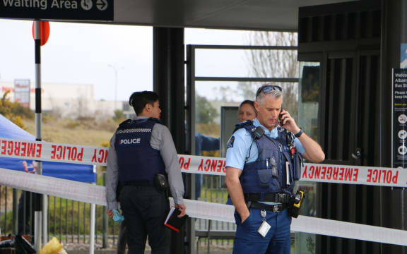 Police have launched a homicide investigation following an incident at Auckland's Albany Bus Station on 18 September 2023 where one person died and one was injured.