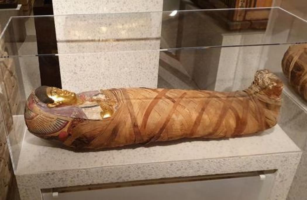 Egyptian mummies in Ägyptisches Museum Berlin