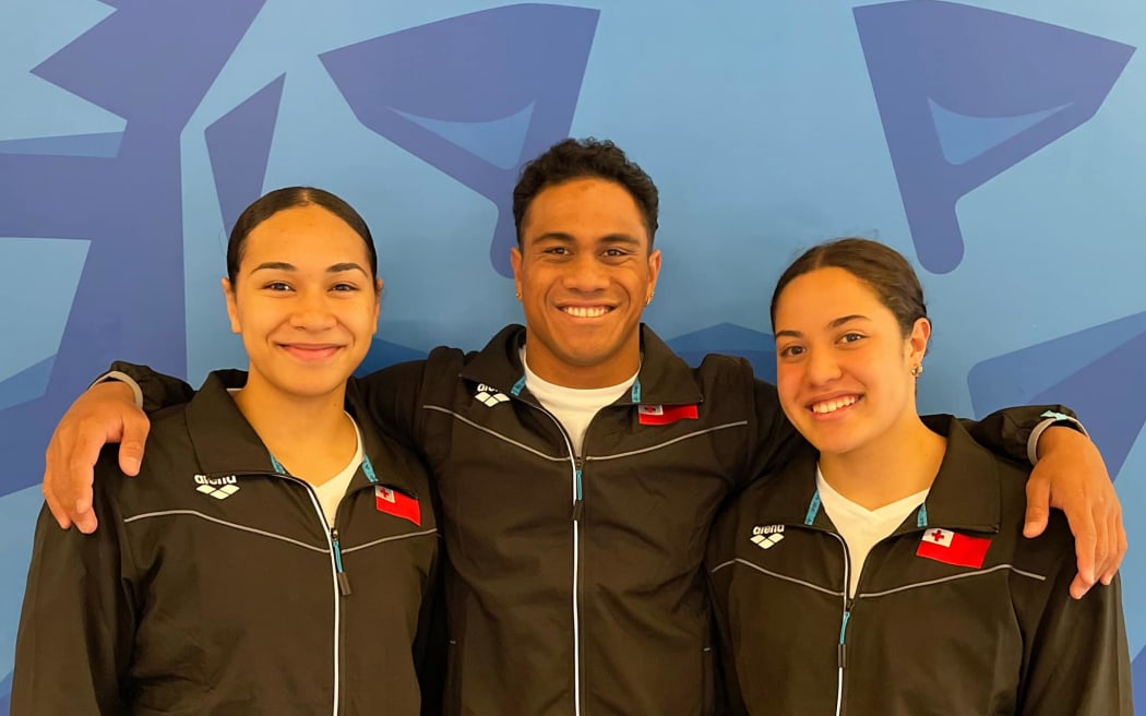 Team Tonga in Budapest. December