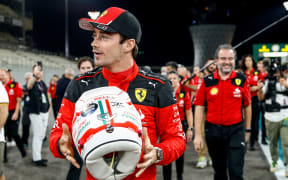 LECLERC Charles (mco), Scuderia Ferrari SF-23, portrait during the 2023 Formula 1 Etihad Airways Abu Dhabi Grand Prix, 22th round of the 2023 Formula One World Championship from November 24 to 26, 2023 on the Yas Marina Circuit, in Abu Dhabi - Photo Florent Gooden / DPPI (Photo by FLORENT GOODEN / Florent Gooden / DPPI via AFP)