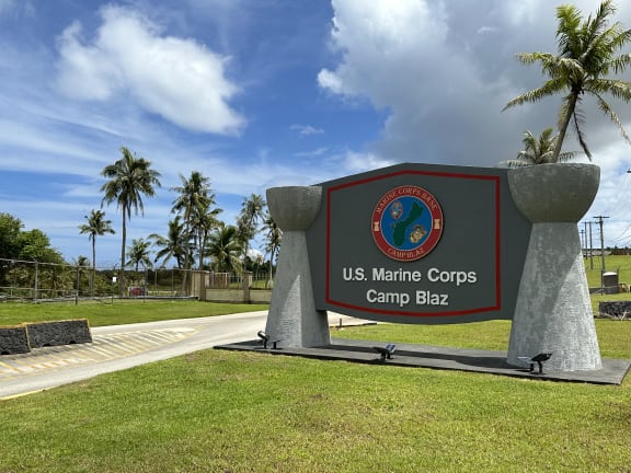 US Marine Force Base Camp Blaz.