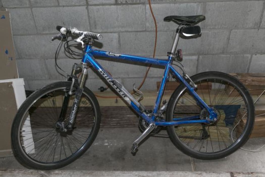 Police have released a picture of Michael McGrath's blue mountain bike, in the hope someone had seen him on it.