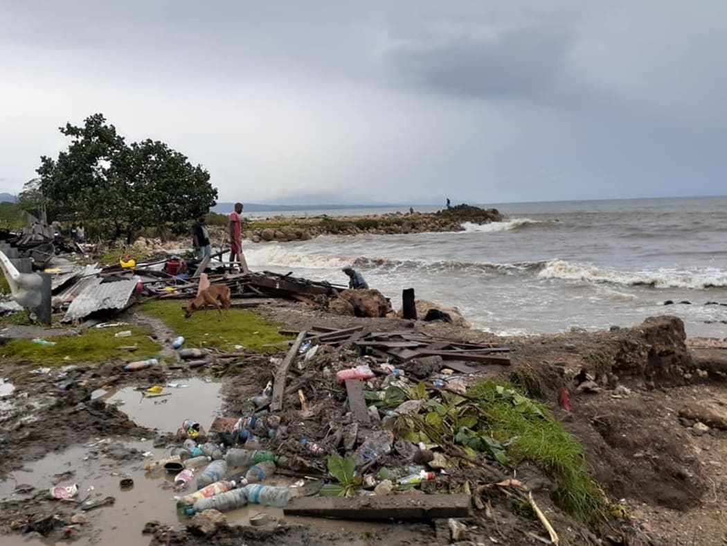 Solomon Islands coastal regions have taken a battering from Cyclone Harold