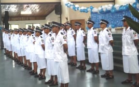 Samoa police graduates