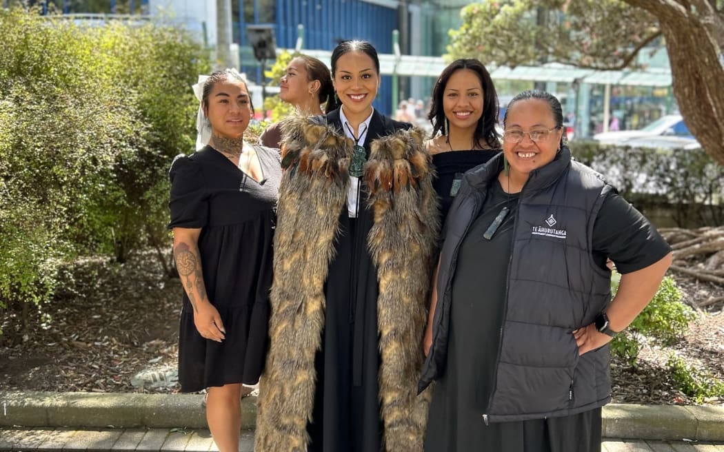 Angel Stewart (Ngāti Hāua, Te Arawa,Tainui), is a lawyer and content creator who has built a strong following online, but at the heart of her mahi is a deep commitment to te reo Māori and her whānau.
