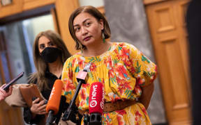 Green party co-leader Marama Davidson and Green MP Golriz Ghahraman