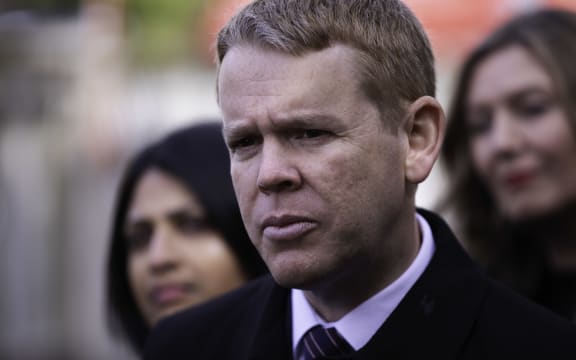 Prime Minister Chris Hipkins and other Labour MPs announce four weeks paid parental leave for partners at Brooklyn Kindergarten