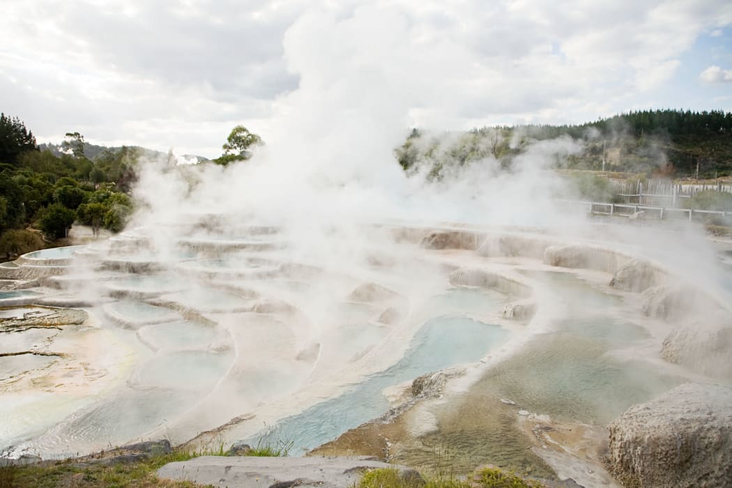 The Wairakei Terraces near Taupō.