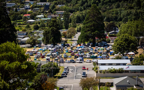The protest at Picton.