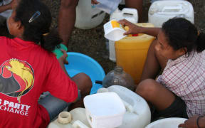 Water supply, Hanuabada, Papua New Guinea.