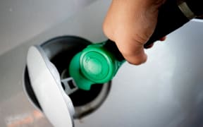 Filling up with petrol