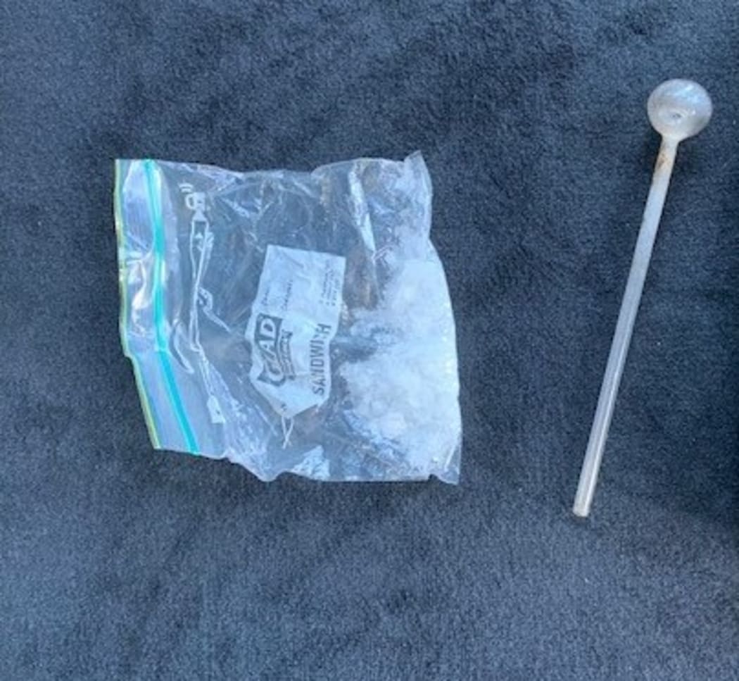 Meth seized in the drug bust.
