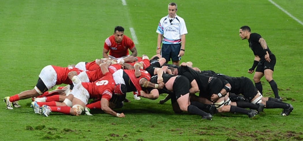 2015 Rugby World Cup match New Zealand vs Tonga at St. James’ Park, Newcastle upon Tyne.