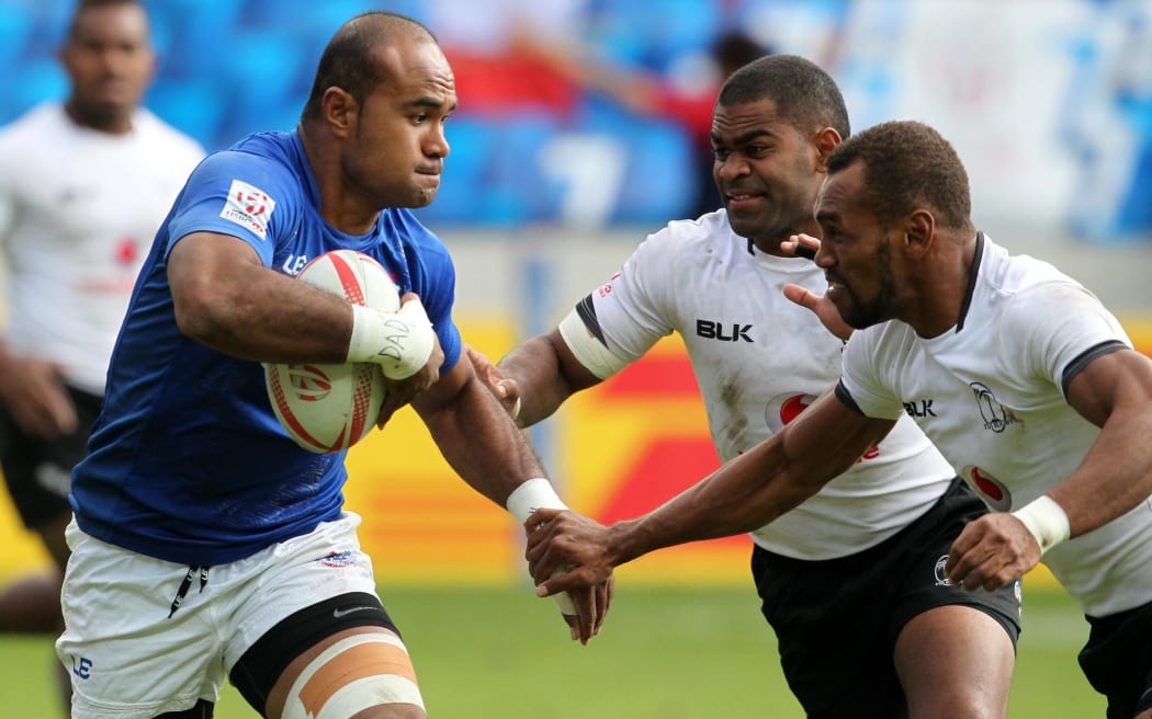 Captain Faalemiga Selesele scored the winning try for Samoa.