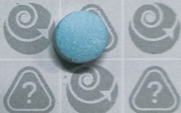 The fake diazepam tablet was blue, circular and had no markings, says DIANZ.