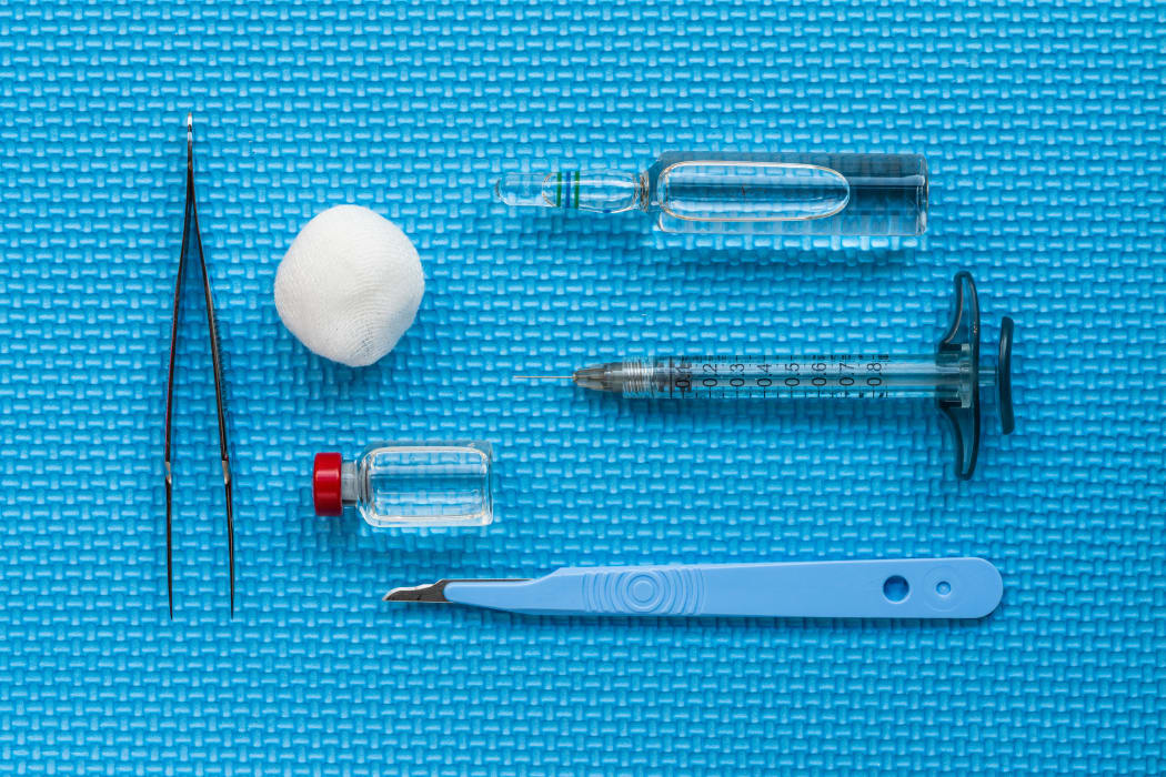 Illustration on aesthetic medicine and surgery. 
Paris 

VOISIN/PHANIE (Photo by VOISIN / Phanie / Phanie via AFP)