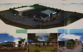 Plans for the proposed shopping centre in Napier.