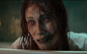 Alyssa Sutherland in the 2023 comedy-horror film Evil Dead Rise