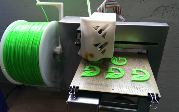 The 3D printer allows the creation of shapes older technologies can't produce.