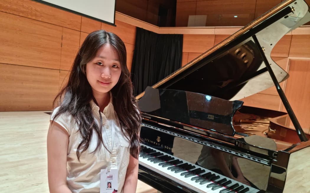 Bonnie Wang is one of the students from New Zealand taking part in the festival.