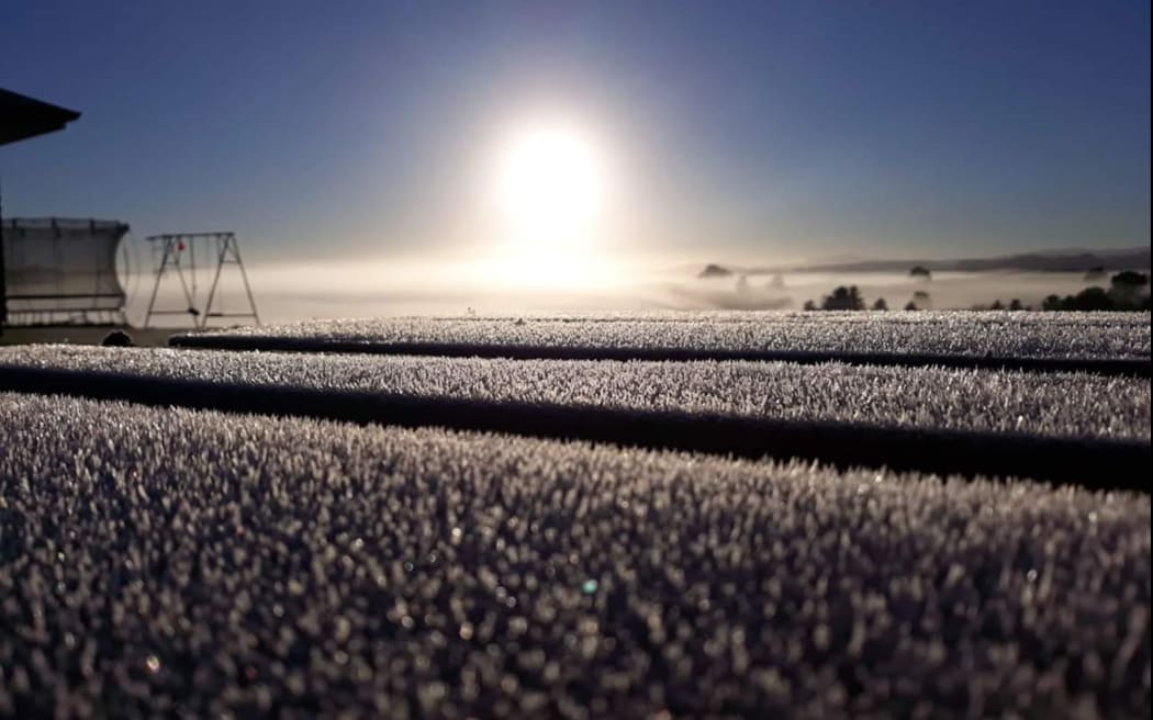 Frosty morning in Taumarunui.