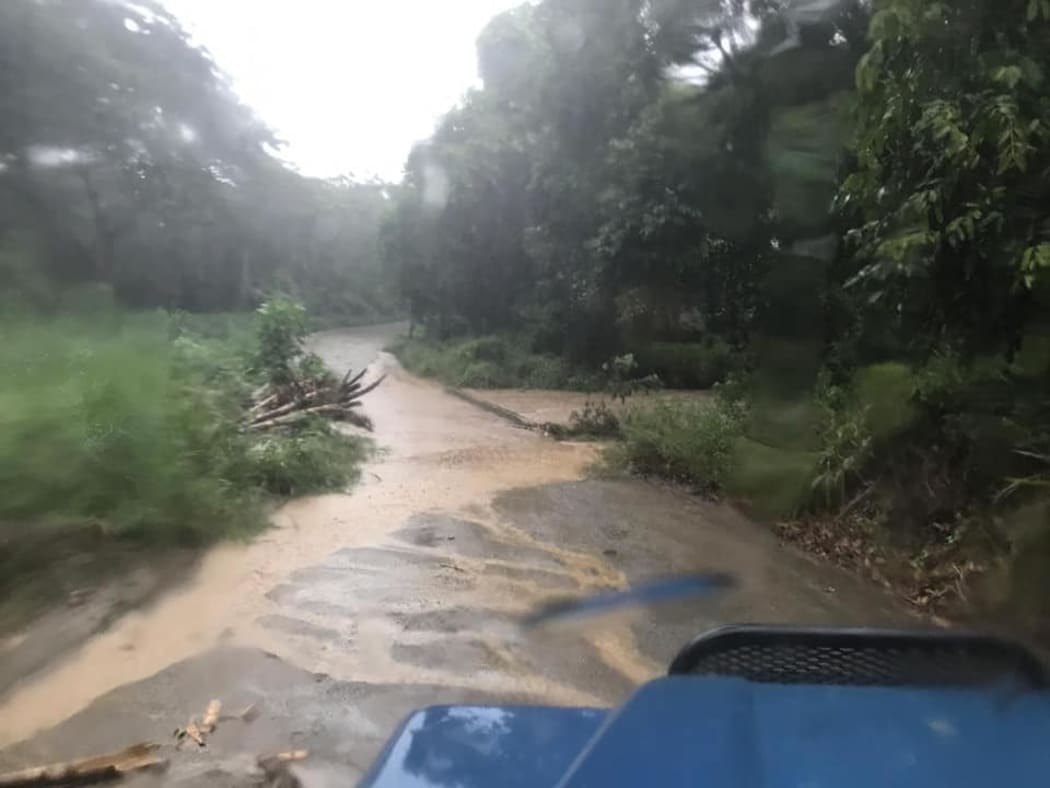 Damage caused by Cyclone Oma in New Caledonia