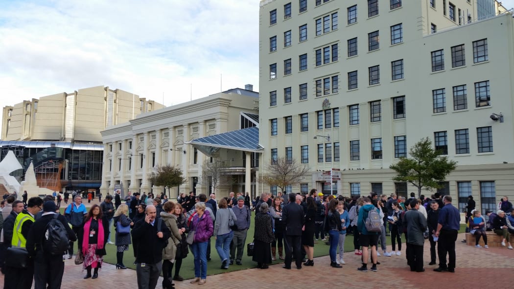 The Wellington Central Library and the City Council offices have been evacuated.