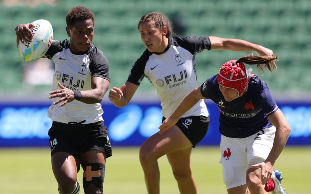 Fijiana 7s against France at the weekend.