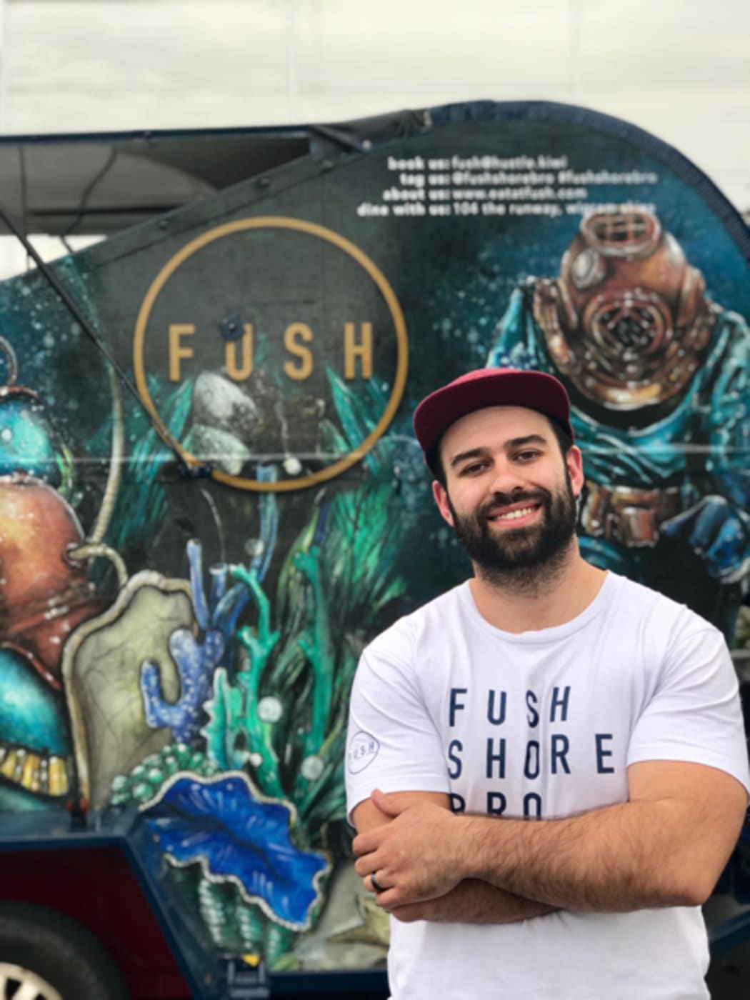 Anton Matthews, owners of a fish and chips shop in Christchurch