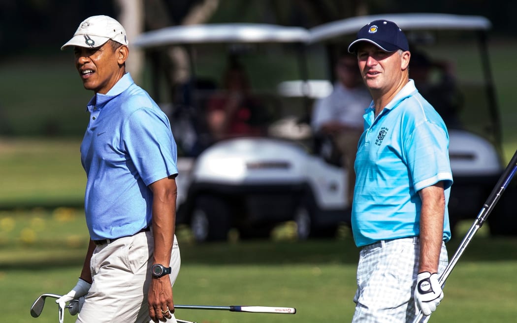 US President Barack Obama and New Zealand Prime Minister John Key.