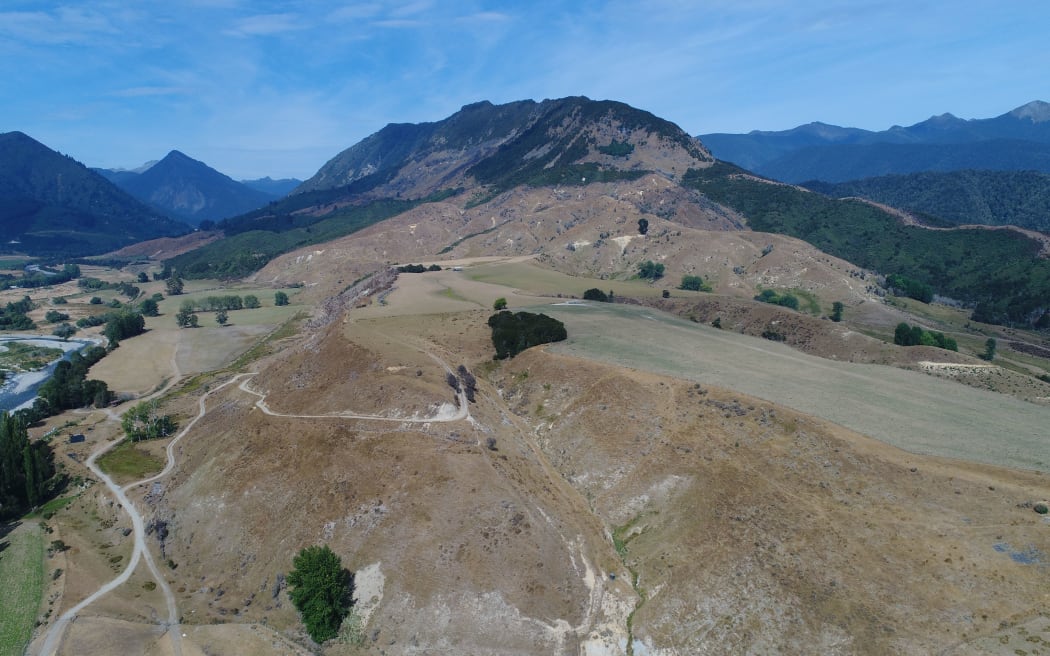 Kerry Irvine's sheep and beef farm in Tapawera.