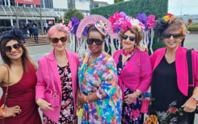 Christchurch Hospital staff Queenie Victor, Carol Smith, Loice Ndlovu, Anne Fuller and Judy McQuoid.